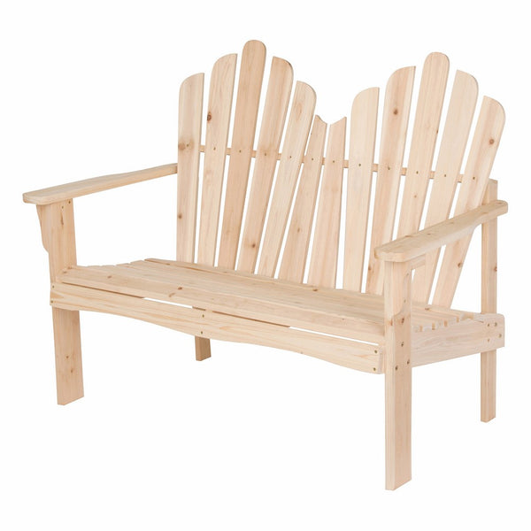 Shine Company Westport Loveseat, Natural