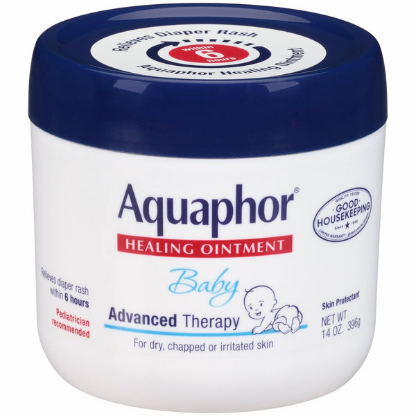 Aquaphor Baby Healing Ointment Advanced Therapy Skin Protectant, 14 Ounce