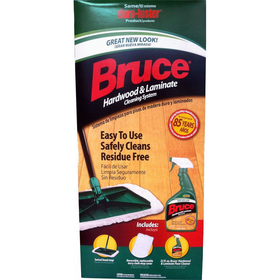 Bruce Hardwood & Laminate Cleaning System Kit (with Terry Cloth Mop Cover) by Armstrong