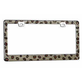 Valor LPF3EC029BBK License Plate Frame with Crystals