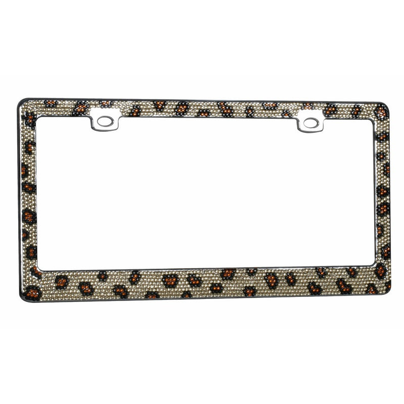 Valor LPF3EC029BBK License Plate Frame with Crystals