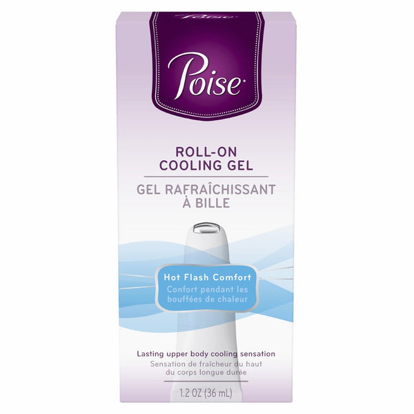 Poise Roll-on Cooling Gel, 1.2 Fluid Ounce