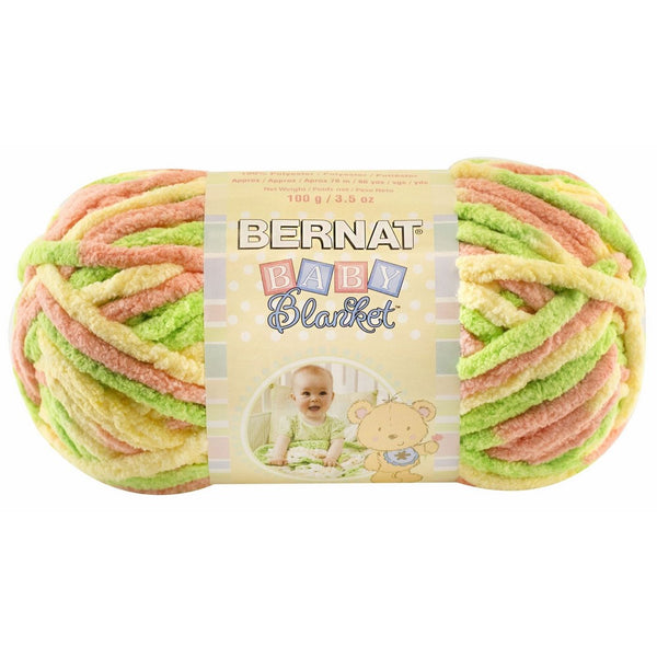 BernatBaby Blanket Yarn - (6) Super Bulky Gauge- 3.5oz -Little Sunshine- Single BallMachine Wash & Dry