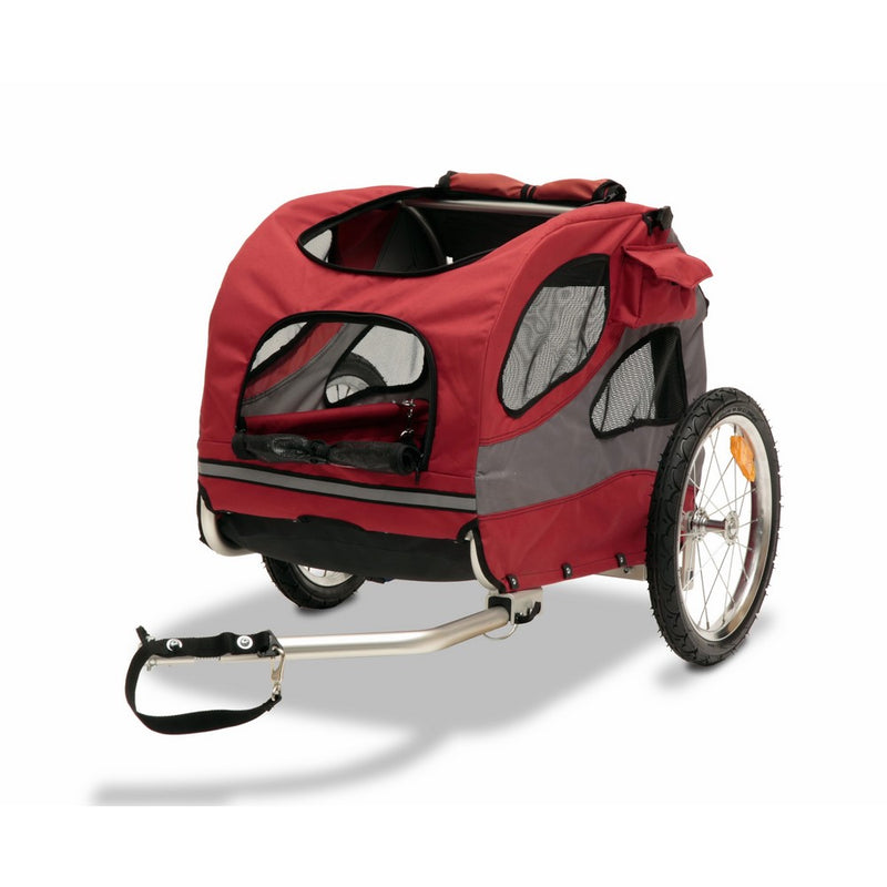 Solvit HoundAbout II Pet Bicycle Trailer, Aluminum Frame, Medium