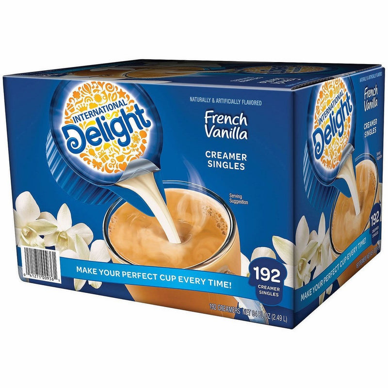 SCS International Delight French Vanilla Creamer - 192 Ct.