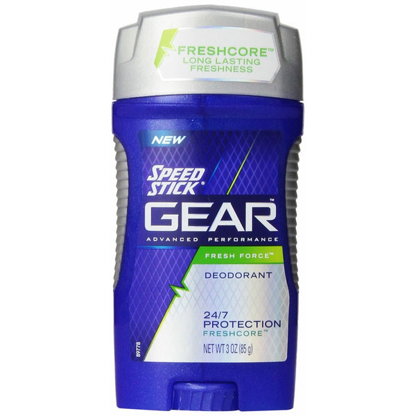 Speed Stick Gear Deodorant, Fresh Force, 3 Ounce