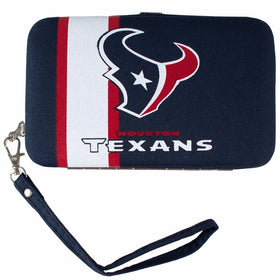 NFL Houston Texans Distressed Logo Shell Wristlet