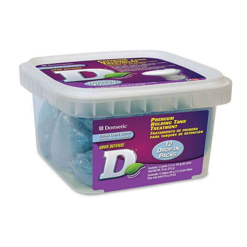 Dometic D1110001 Premium Holding Tank Treatment, Drop In, 12 count