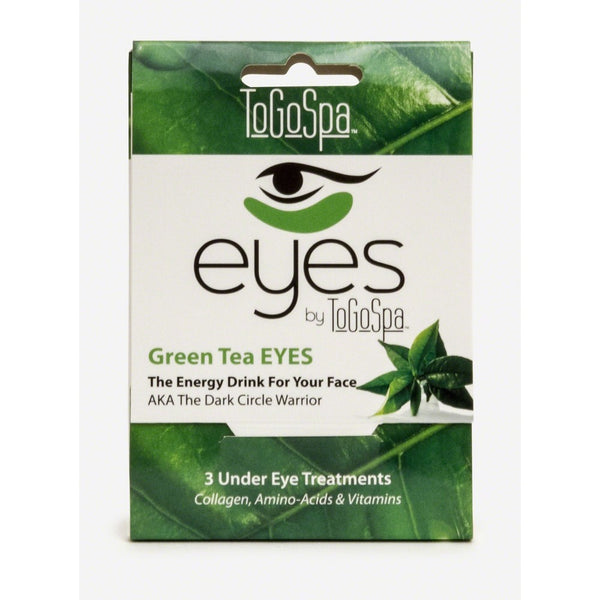 To Go Spa Green Tea Eyes, Pair of 3