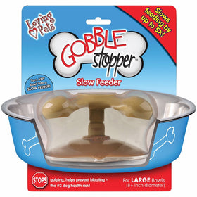 Loving Pets Gobble Stopper Slow Pet Feeding Supplies for Dogs, Large by Acurel LLC