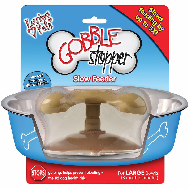 Loving Pets Gobble Stopper Slow Pet Feeding Supplies for Dogs, Large by Acurel LLC