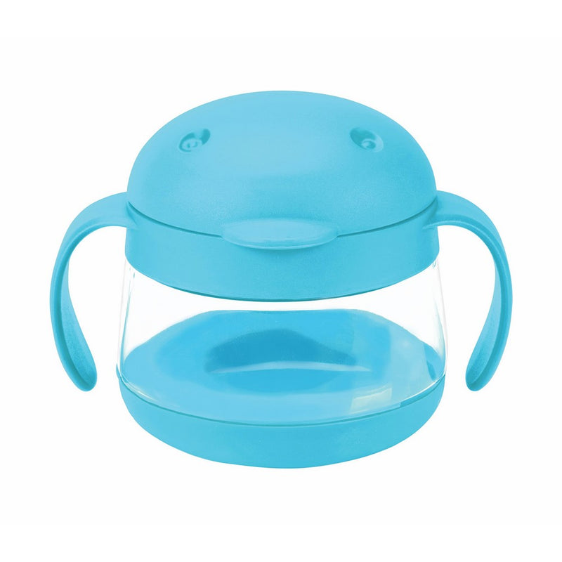 Ubbi Tweat Snack Container, Blue, 9 Ounce