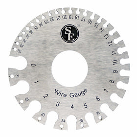 SE JT47WG-C Dual-Sided Non-Ferrous Wire Gauge, 0-36 American Standard (AWG) and SAE