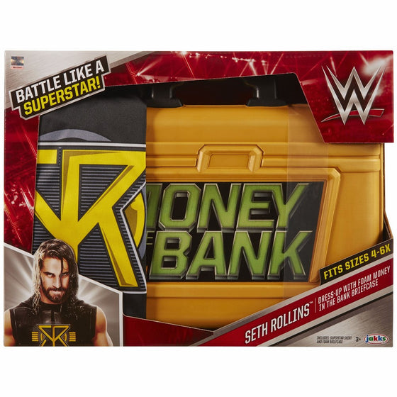 WWE Seth Rollins Dress Up With Foam Money In The Bank Briefcase