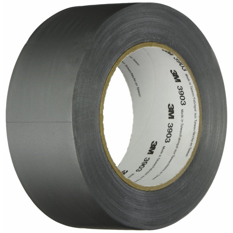 3M 3903 Vinyl Duct Tape, Gray 2" Wide by 50 Yards Long, 6.3 Mil