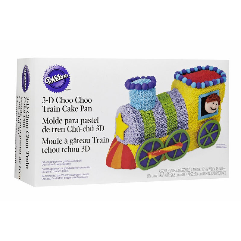 Wilton Train Cake Pan, 2-Piece Kids Birthday Cake Pan