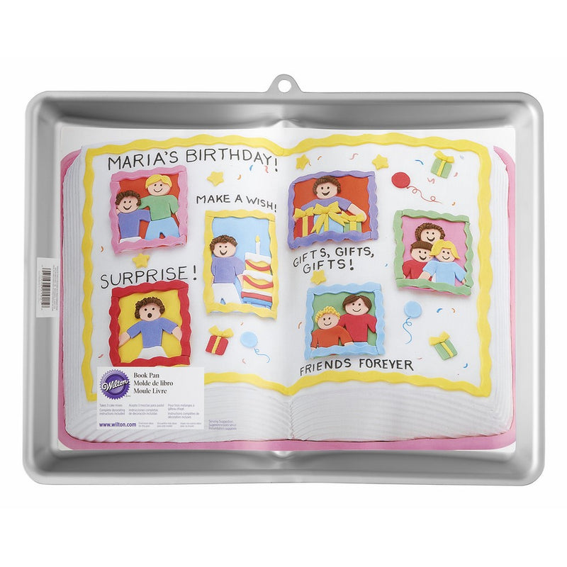 Wilton Large Aluminum 3D Book Cake Pan