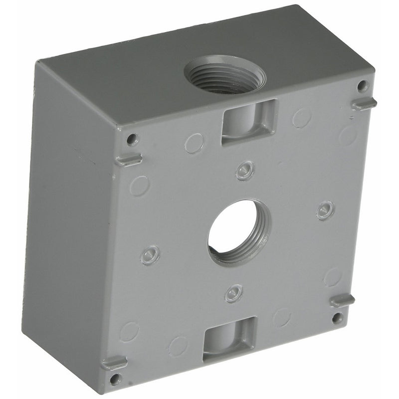 Hubbell-Bell 5341-0 Weatherproof Box, 4-1/2-Inch X 4-1/2-Inch