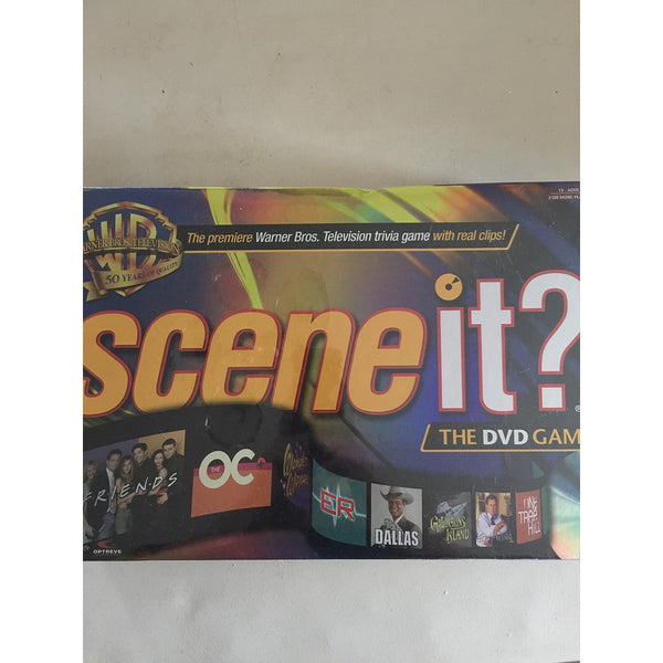 SCENE IT - WB Warner Bros 50th Anniversary DVD Game with Real Clips on the Trivia