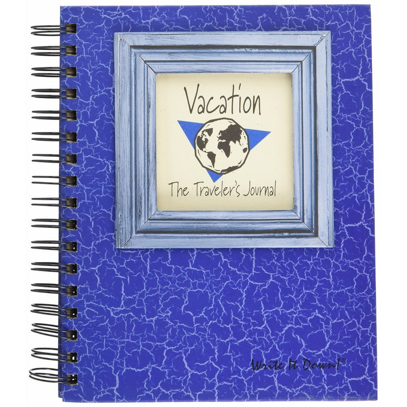 Vacation, The Travelers Journal - Blue Hard Cover
