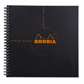 Rhodia Graph Reverse Standard Notebook, One Notebook, Black