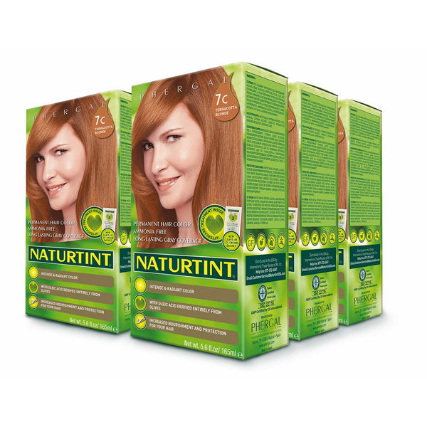 Naturtint Permanent Hair Color - 7C Terracotta Blonde, 5.28 fl oz (6-pack)