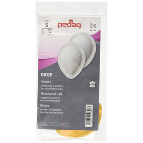 Pedag Drop Anatomically Correct Metatarsal Arch Pads to Lift and Shape, Leather, Small (EU 35-37/ US W5-W7)