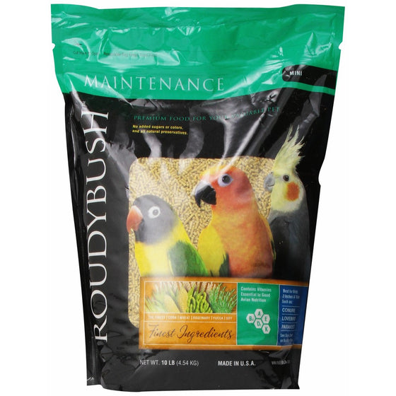Roudybush Daily Maintenance Bird Food, Mini, 10-Pound