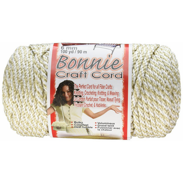 Pepperell 6mm Bonnie Macramé Craft Cord, 100-Yard, Oatmeal