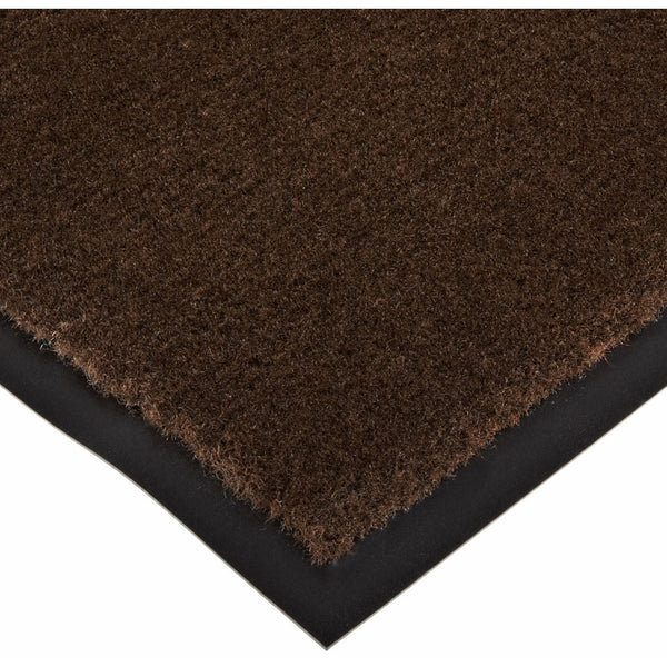 Notrax 130 Sabre Decalon Entrance Mat, for Entranceways and Light to Medium Traffic Areas, 3' Width x 5' Length x 5/16" Thickness, Brown