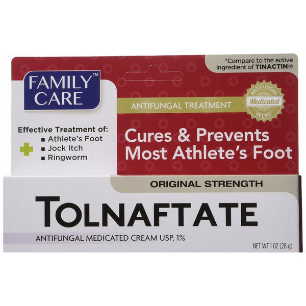 2 Pack Tolnaftate Cream USP 1% Antifungal Athlete's Foot Compare to Tinactin-1 OZ