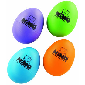 Nino Percussion NINOSET540-2 Four Piece Plastic Egg Shaker Set with Assorted Colors (VIDEO)