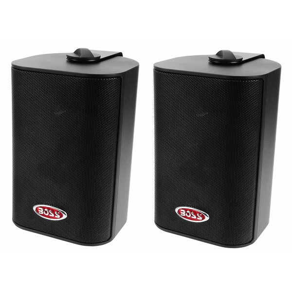 BOSS Audio MR4.3B 200 Watt (Per Pair), 4 Inch, Full Range, 3 Way Weatherproof Marine Speakers (Sold in Pairs)