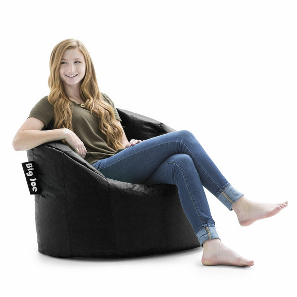 Big Joe Milano Bean Bag Chair, Stretch Limo Black