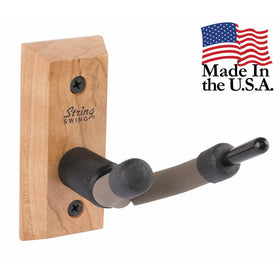 String Swing CC01V-C Hardwood Home & Studio Wall Mount Violin Hanger - Cherry