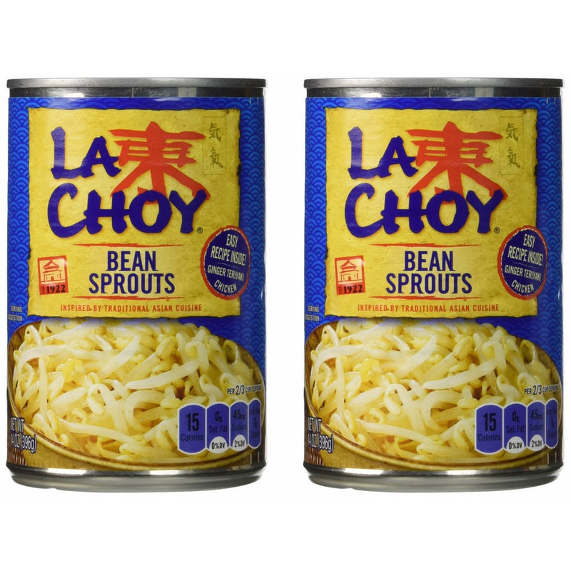 La Choy BEAN SPROUTS Asian Cuisine 14oz (2 pack)