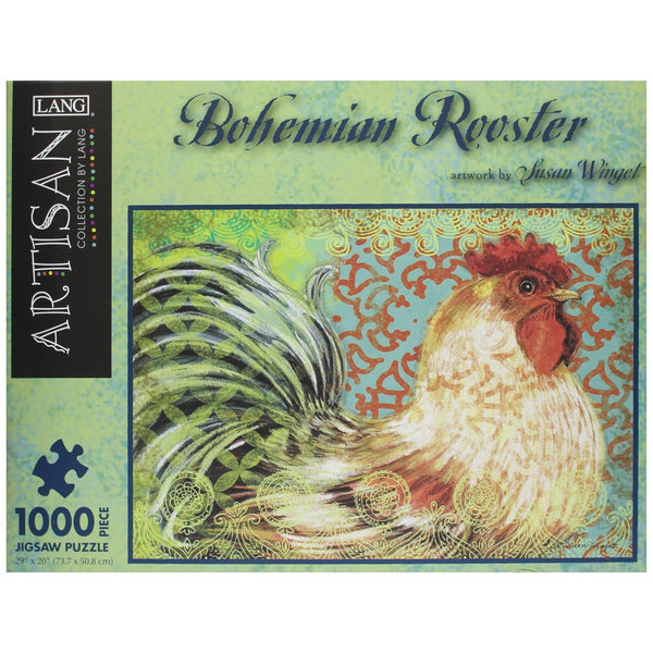 Lang Bohemian Rooster by Susan Winget Jigsaw Puzzle (1000-Piece)