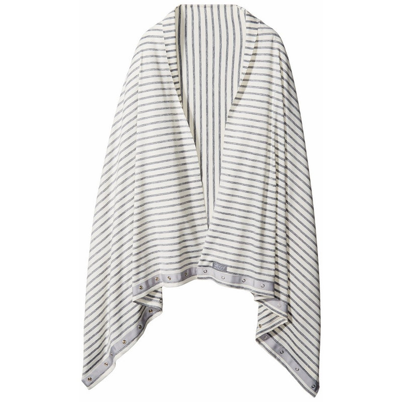 Nuroo Nursing Scarf, Gray Stripe