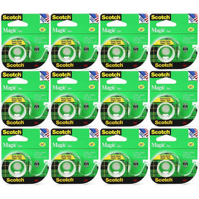 Bulk Buy: 3M Scotch Magic Tape Matte .5"X450" 104-3M (12-Pack)
