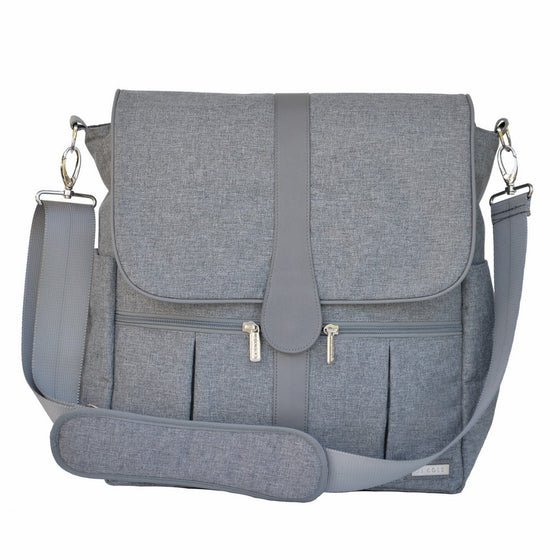 JJ Cole Backpack Diaper Bag, Gray Heather