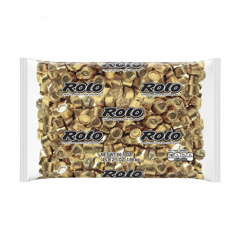 Rolo Chocolate Caramel Candy, 66.7 Ounce Bulk Candy