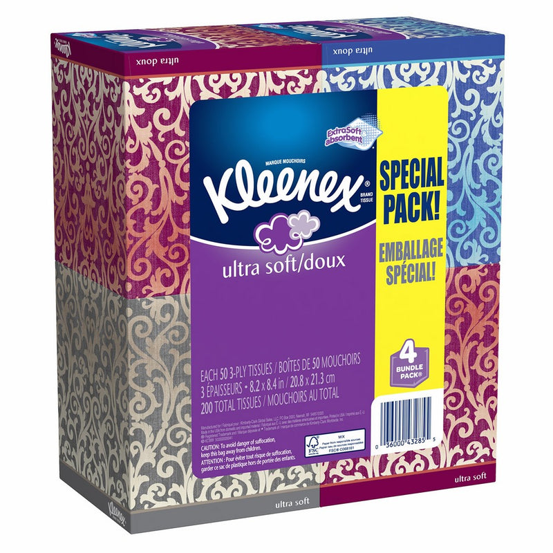 Kleenex Ultra Soft Tissues - 50 ct - 4 pk