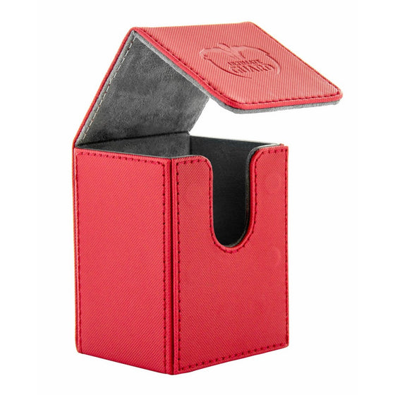 Ultimate Guard Flip Deck Case 80 XenoSkin Standard Size Red Card Game