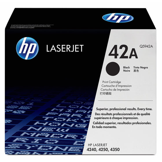 HP 42A (Q5942A) Black Original Toner Cartridge