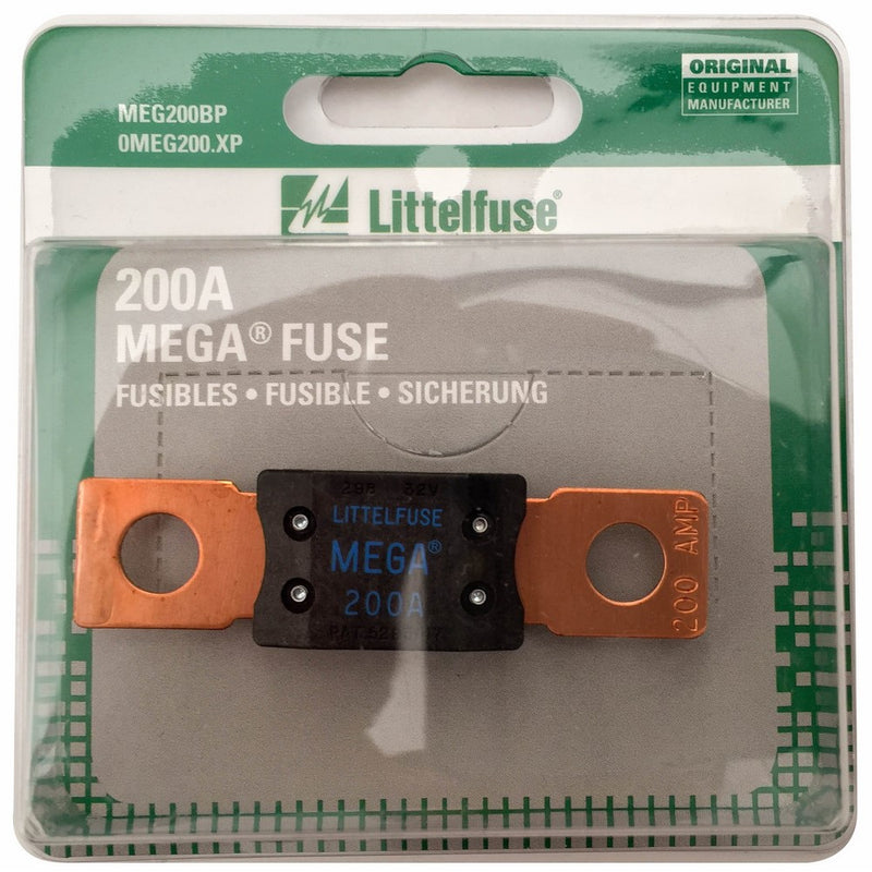 Littelfuse MEG200XP MEGA Slo-Blo Automotive Bolt-Down Fuse
