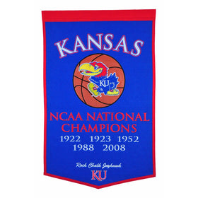 NCAA Kansas Jayhawks Dynasty Banner