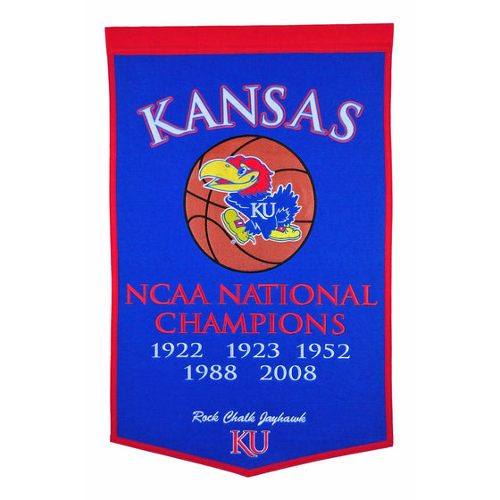 NCAA Kansas Jayhawks Dynasty Banner