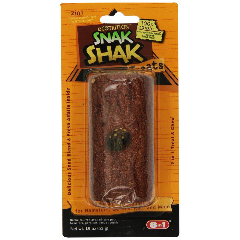 eCOTRITION Snak Shak Treat Stuffer for Hamster/Gerbil