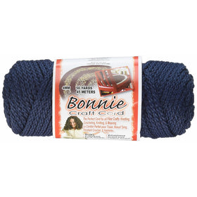 Pepperell 4mm Bonnie Macramé Craft Cord, 50-Yard, Navy