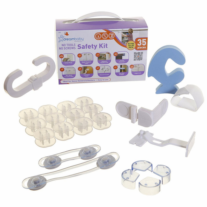 Dreambaby No Tools No Screws Safety Kit, 35 Piece